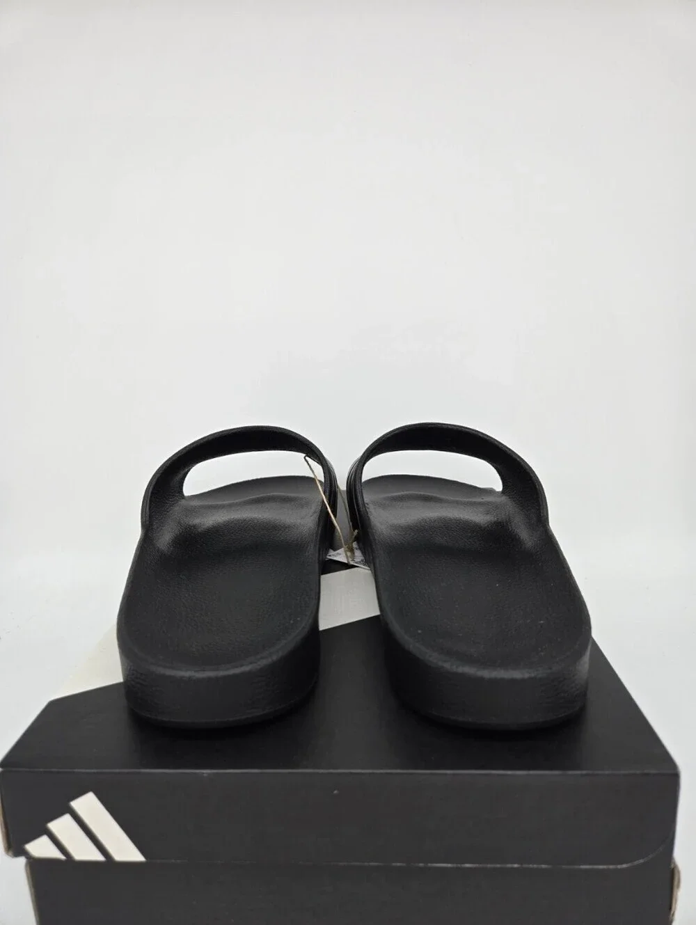 Adilette Men's Aqua Slides F35550 Triple Core Black Shoes Size 13